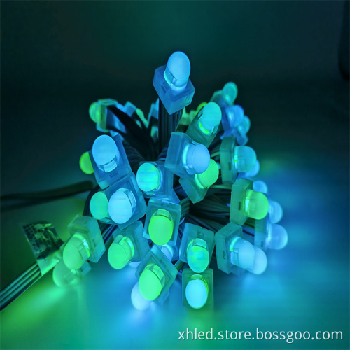 IP67 Waterproof 12V 9mm Single Color LED Pixel String Light